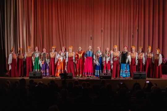 В КСРК ВОС состоялся фольклорный концерт «Как на масленой неделе»