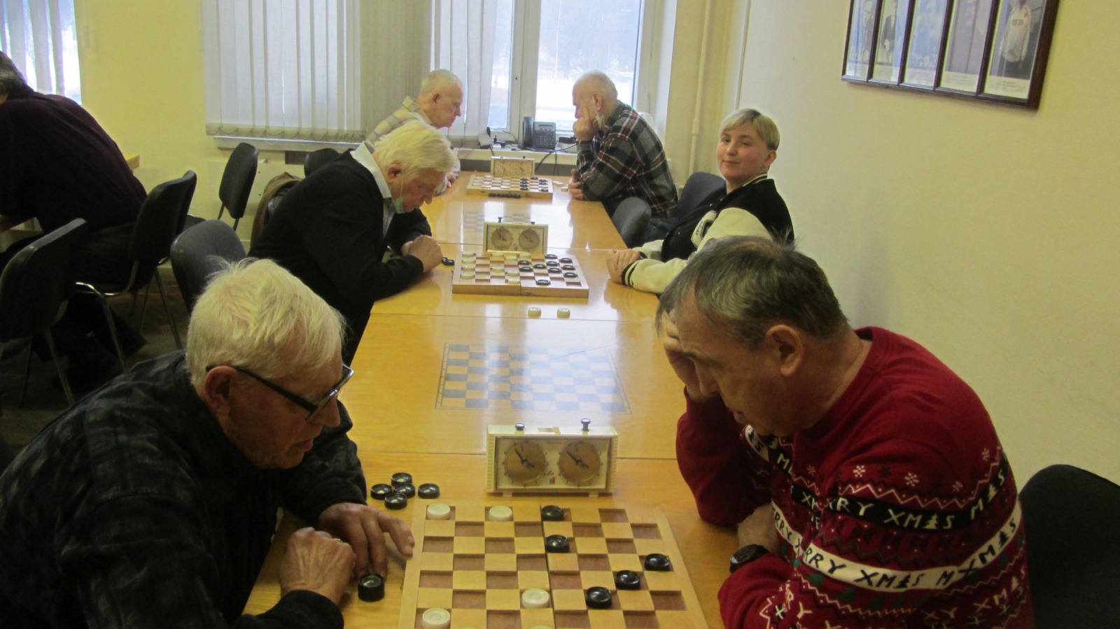 28 января в шахматном клубе КСРК ВОС прошли открытые соревнования  по шашкам