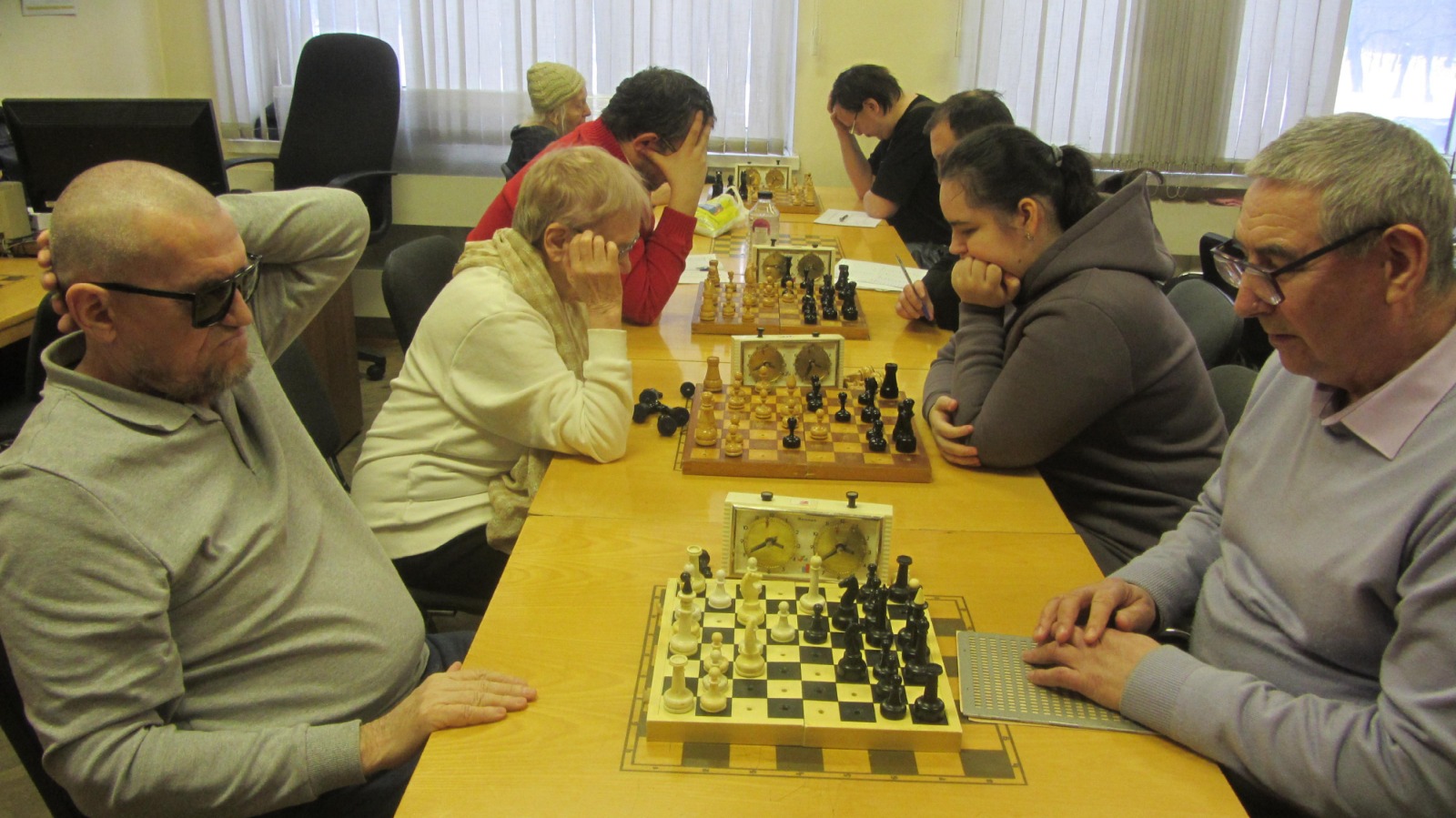 Шахматный зал St Louis Chess Club